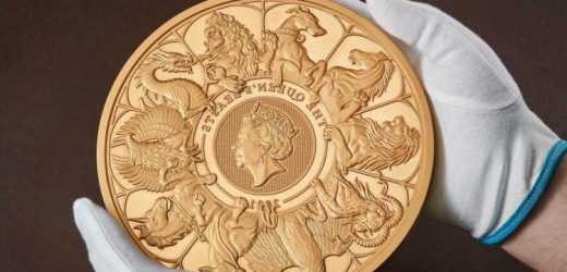 Royal Mint produces giant £10,000 10-kilo coin - its biggest in 1,135 ...