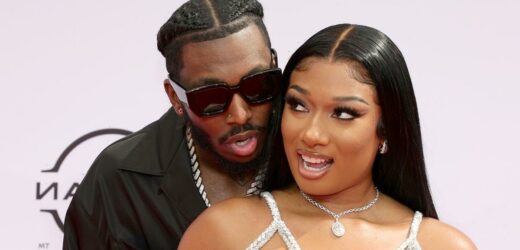 Megan Thee Stallion risks red-carpet wardrobe malfunction as boyfriend ...