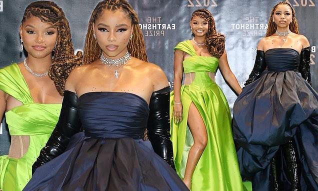 Halle Bailey and sister Chloe Bailey stun at Earthshot Prize ceremony