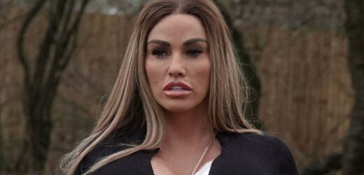 Katie Price Shows Off Biggest Boob Job Yet With Fresh Bandages In Teeny ...