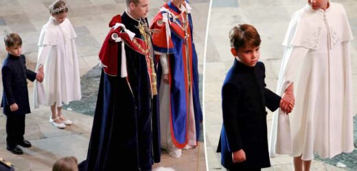 Princess Charlotte, Prince Louis Adorably Hold Hands At King Charles ...